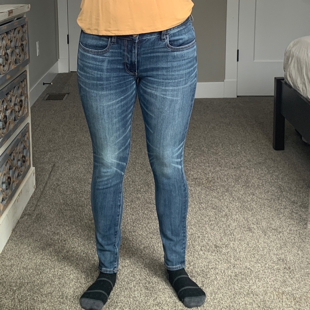 American Eagle Outfitters 360 Super Stretch Jegging Jeans Medium Wash